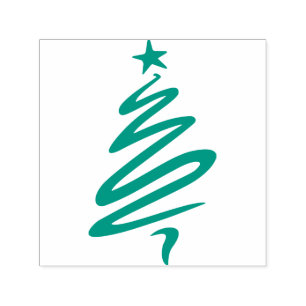 Automático Sello del árbol de navidad