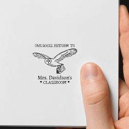 Automático Sello del libro de apreciación del profesor Owl Pu