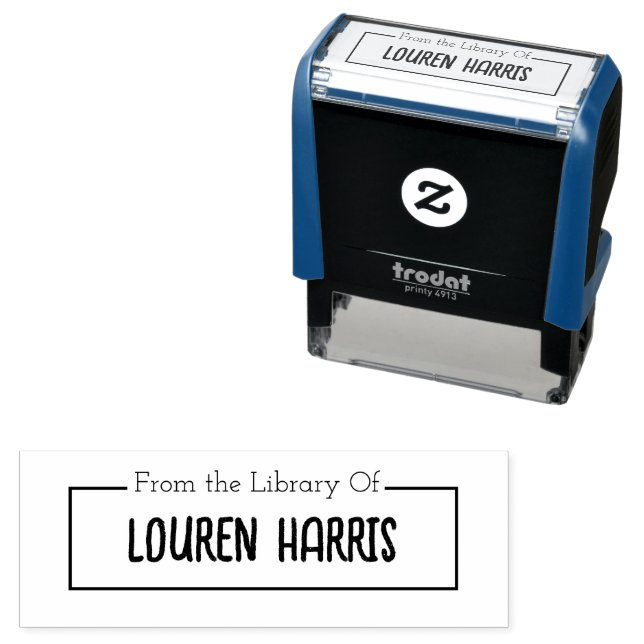 Automático Sello del libro de estampado de biblioteca autogra (In Situ)