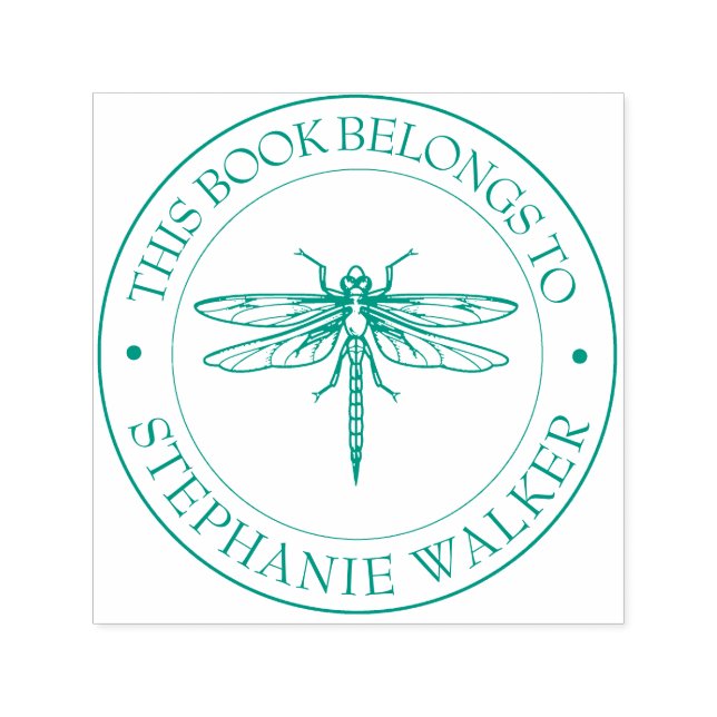 Automático Sello del libro de la biblioteca personalizado - E (Diseño)