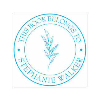 Automático Sello del libro de la biblioteca personalizado - E