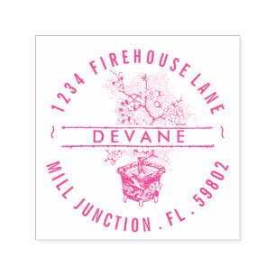 Automático Sello del remite del árbol de los bonsais Uno