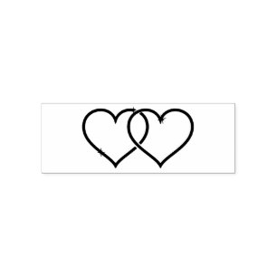 Automático Sello doble de los corazones
