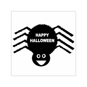 Automático Sello Halloween Black Spider Self-Infling