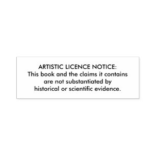Automático Sello "Licencia artística" para Biblias