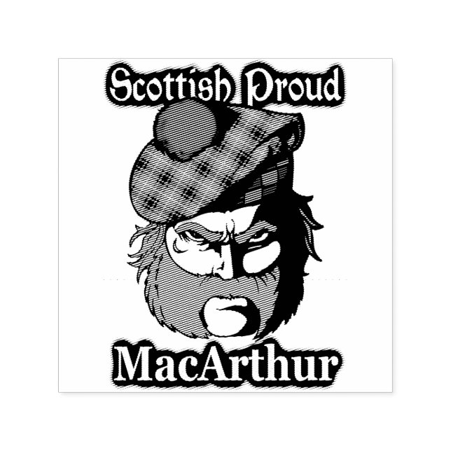 Automático Sello MacArthur Ink de Escocia Highlander (Diseño)