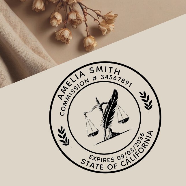 Automático Sello Notarial de Oficina Profesional Moderna (Subido por el creador)