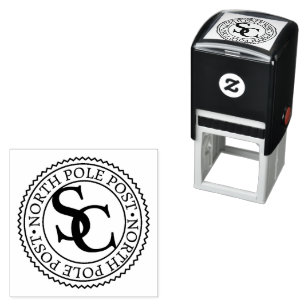 Automático Sello Oficial De Santa Claus Correo Del Polo Norte