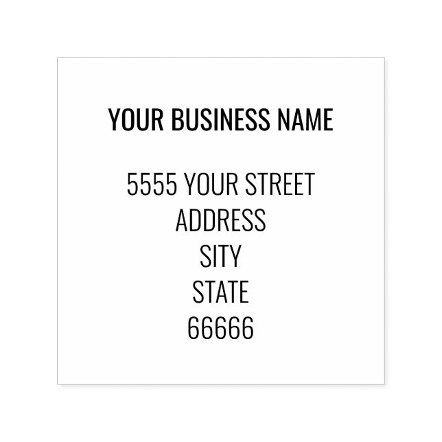Automático Sello personalizado con el nombre de la dirección  (Diseño)