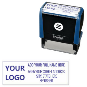 Automático Sello Personalizado con Logo o Nombre de Foto Dire