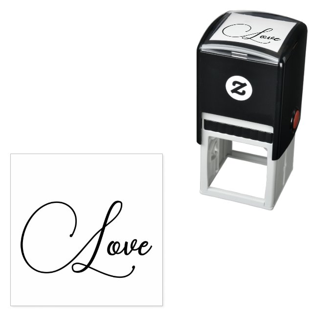 Automático Sello Personalizado con Tema de Amor de Entintado  (In Situ)