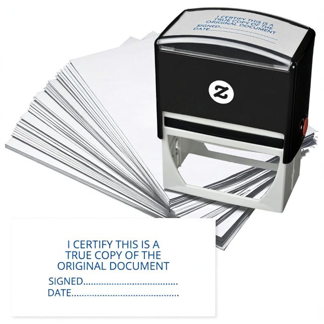 Automático Sello personalizado de autoentintado de documento  (Self-Inking Business Stamps)