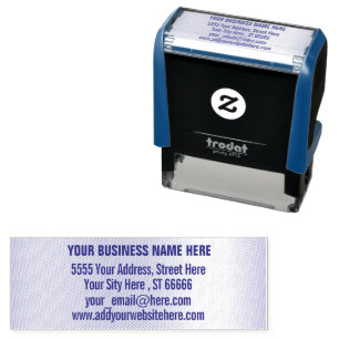 Automático Sello Personalizado Nombre Dirección Correo electr