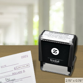 Automático Sello Personalizado Para Depósito Únicamente | 4 L