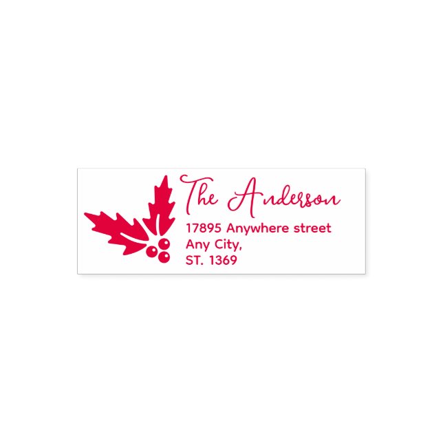 Automático Sello pre-entintado con la dirección del remitente (Diseño)