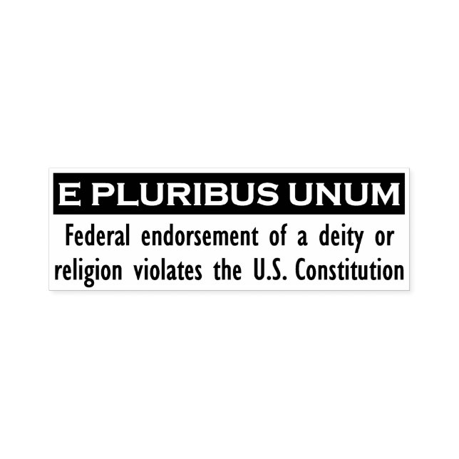 Automático Sello UNUM E PLURIBUS - Negro/grande (Diseño)