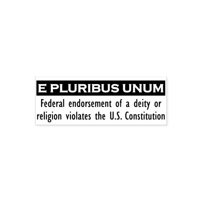 Automático Sello UNUM E PLURIBUS - Negro/Pequeño (Diseño)