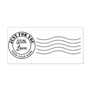 Automático Solo Para Ti Con Amor Sello De Correo Tu Nombre