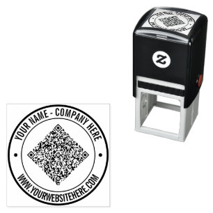 Automático Sube tu código QR Añadir texto personalizado Sello