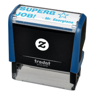 Automático "¡SUPERB JOB!" Sello de goma de asignación