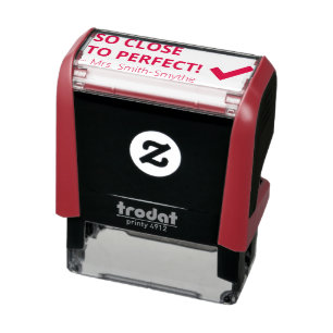 Automático "¡TAN CERCA DE LO PERFECTO!" Grado de sello de gom