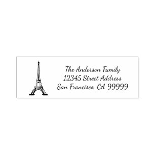 Automático Torre Eiffel - Sello de dirección de autocontacto