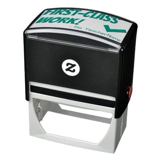 Automático "¡TRABAJO DE PRIMERA CLASE!" Sello de goma de reco (Producto)