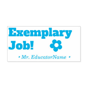 Automático ¡Trabajo ejemplar motivador! Sello de caucho del p