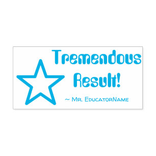 Automático "¡Tremendo resultado!" Grado de sello de goma
