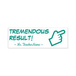 Automático "¡TREMENDO RESULTADO!" + Sello de goma