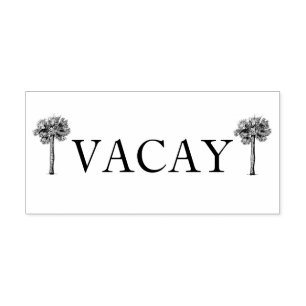 Automático Vacay Sello de goma de autotinta