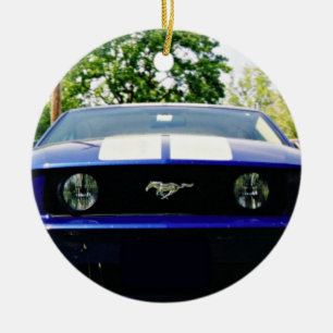 Automóvil muscular - Ornamento azul