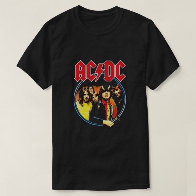 Autopista de camisetas de ACDC para ayudar a banda (Diseño del anverso)
