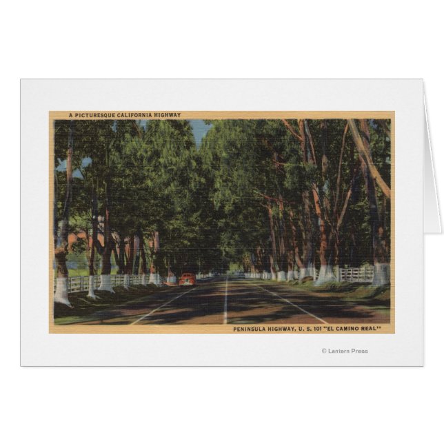 Autopista de la Península US 101 El Camino Real Vi (Anverso (Horizontal))