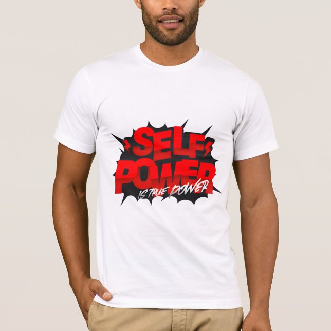 Autopoder es camiseta gráfica de verdadero poder (Anverso)