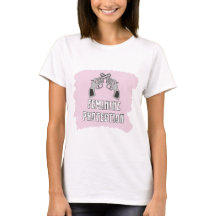 Autoprotección Femenina Doble Pistolas Camiseta