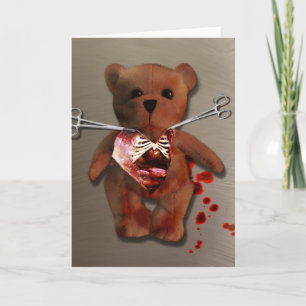 Autopsia de la tarjeta del oso T.