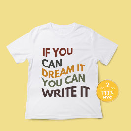 Autor de citas de escritor inspira camisetas