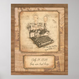 Autor de periódico / columnista. Regalo de arte vi