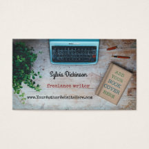 Autor escritor independiente de máquina de escribi