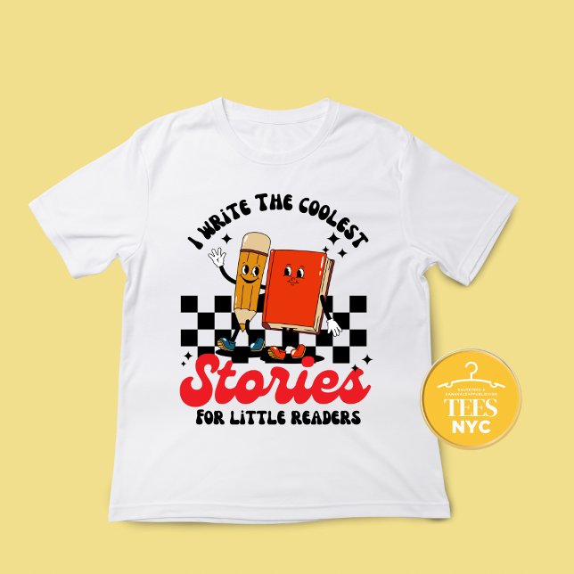Autor infantil retro Unisex camiseta (Subido por el creador)