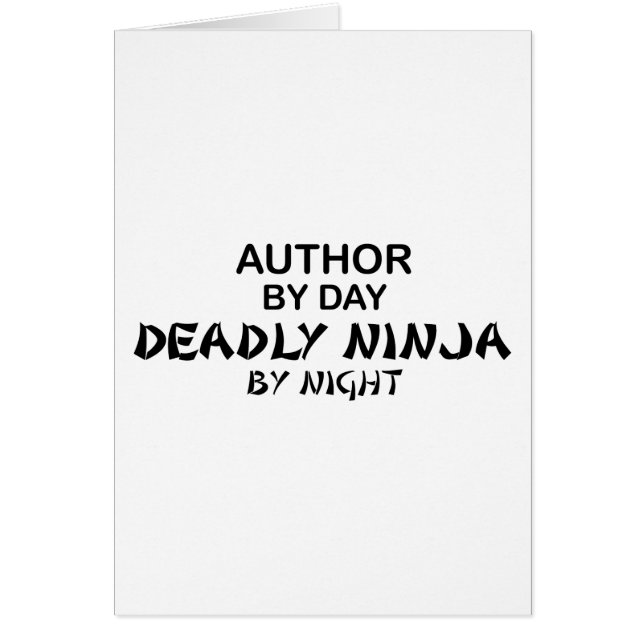 Autor Ninja mortal por noche (Frente)