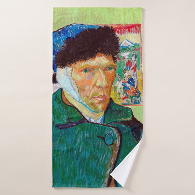 Autoretrato con un oído enmascarado, Van Gogh (Toalla de baño)