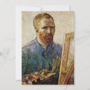 Autoretrato de Van Gogh frente a Easel