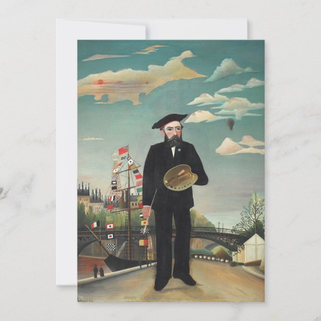 Autoretrato | Henri Rousseau (Anverso)