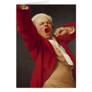 Autoretrato, Yawning - Joseph Ducreux
