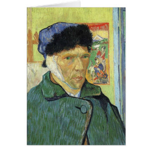autorretrato con oreja vaguada de Van Gogh