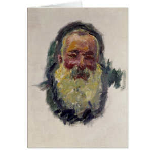 Autorretrato de Claude Monet el , 1917