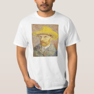 Autorretrato de Van Gogh con la camiseta del gorra