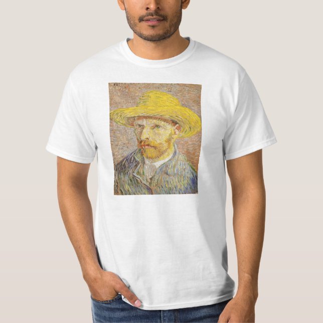 Autorretrato de Van Gogh con la camiseta del gorra (Anverso)